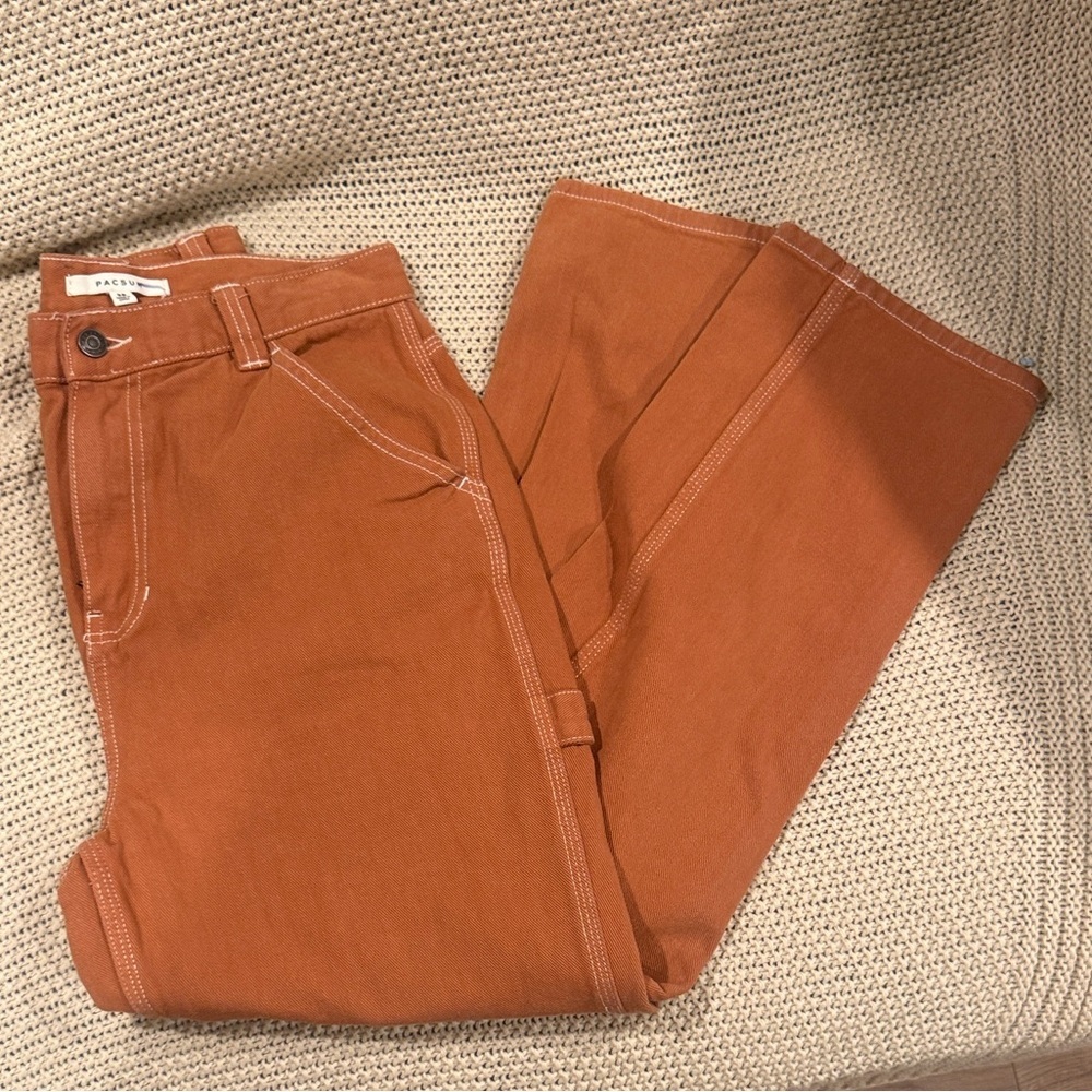 PACSUN CARGO JEANS 28 Women's Rust